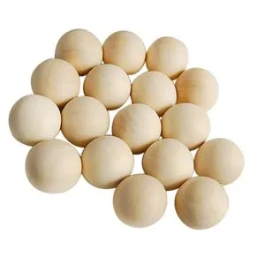 100pcs Natural Wooden Beads Wood Large Hole Beads Bracelet 14mm