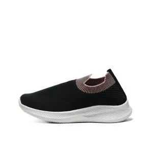 Desert Canvas Slip On Sock Sneakers - Black