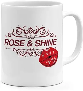 Loud Universe Pretty Rose And Shine Kiss Red Lips Mug