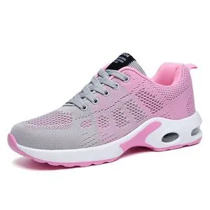 Flangesio Sneakers Women Platform Shoes Air Cushion Trainers Fashion Flats Casual Shoes Tenis Jogging Sneaker