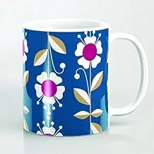 Bello Flower White Color Mug - Porcelain 300ml