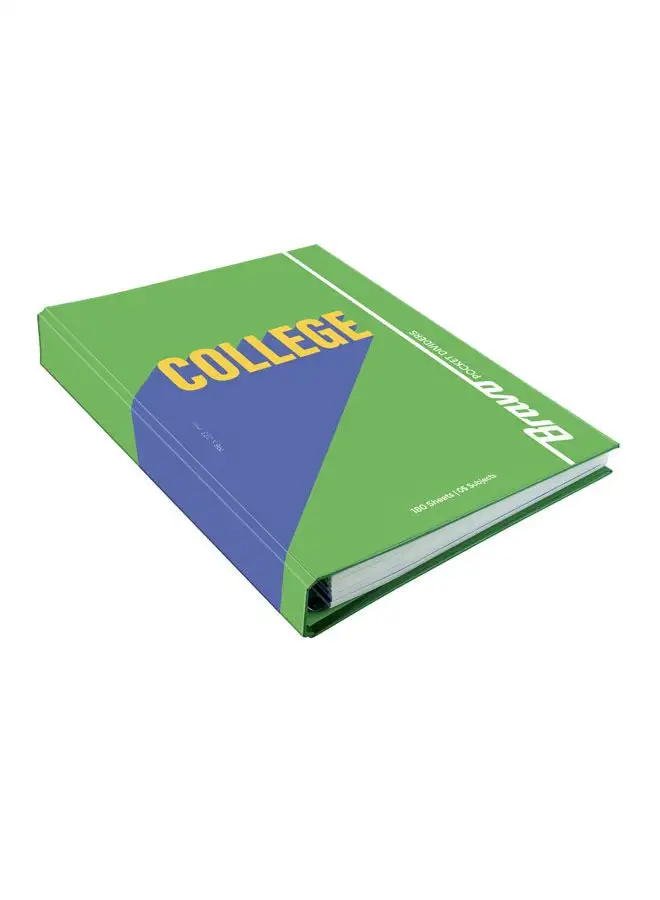 Bravo New College Binder Notebook - Light Green