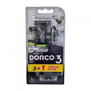 Dorco 3 FIT MAN 3 BLADES RAZOR - 3+1 FREE