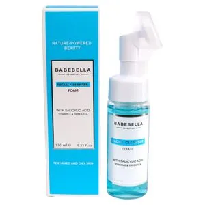 Babebella Cosmetics  Mixed and Oily Skin Facial Cleansing Foam, 150ml