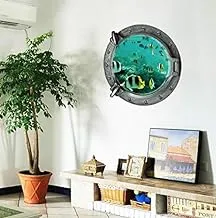 Underwater world 3D Wall Sticker Home Decor Wall Decal for Bathroom Wallpaper