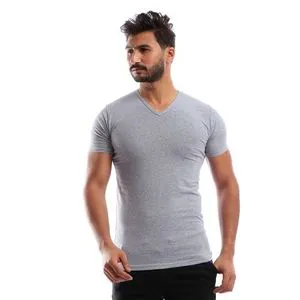 Mesery (V) Neck - For Men - Grey