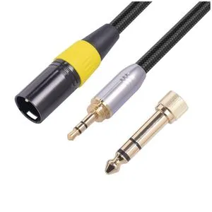 3.5mm  1/8 Inch  Stereo Male to XLR Male Interconnect Audio Cable