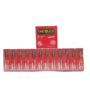 One Touch ONETOUCH Happy Condoms  (12 Packs Of 3 Condoms)