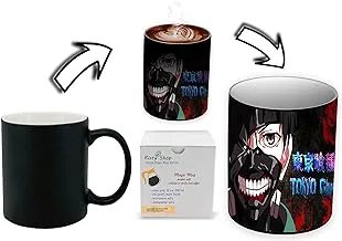 Risty Shop Tokyo Ghoul (Style-127) Gourmet Coffee Magic Mug Superhero Jujutsu Manga Anime Lovers Capacity 350 ml, Dishwasher, Microwave Safe, Must Buy, Birthday Gift.