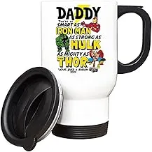 Daddy White Insulated Travel Tea/Coffee Mug