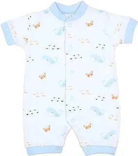 Papillon Boys Half Sleeves Bodysuit Printed Whale Bodysuit