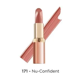 لوريال باريس كولور ريتشي ليه نوس إنسولنتس أحمر شفاه نود مكثف - Ultra Comfort Satin Nudes - 171 Confident