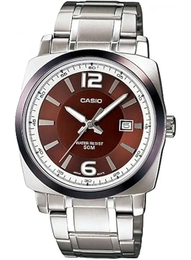 CASIO Stainless Steel Analog Wrist Watch MTP-1339D-5AVDF