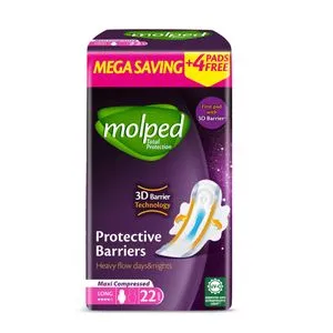 Molped Total Protection Eco Pack Extra Long 22 Pads