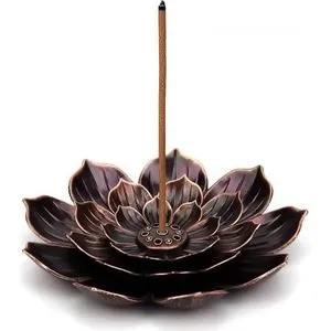 Lotus Incense Burner ( The Larger Size) Consists Of Two Parts - 1 Piece