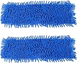 FOMIYES Floor Mop Floor Mop 2Pcs Mop Head Replacement Cloth, Soft Mop Refill Pads with Water Absorption, Reusable Mop Pads for Home Floor Cleaning (Blue) Microfiber Mop Microfiber Mop