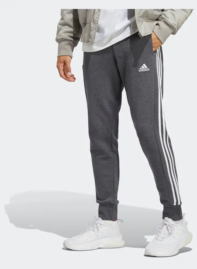 Adidas Essentials French Terry Tapered Cuff 3-Stripes Joggers