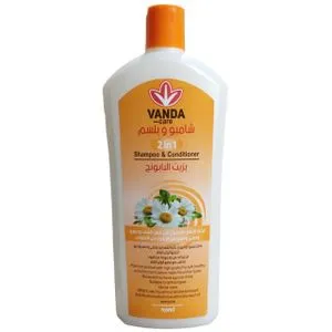 VANDA CARE Shampoo & Conditioner 2 In 1 With Chamomile Oil - 700 ML