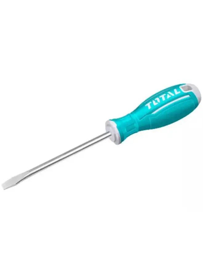 TOTAL Slotted Screwdriver With Rubber Handle