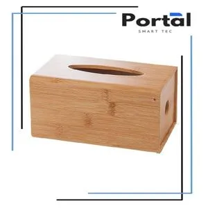 Tissue Box Holder Sizing Length 20cm*width 12cm*height, Bamboo Wood