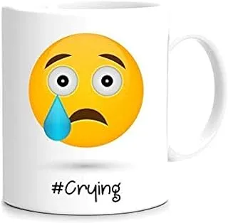 FMstyles Emojis Printed Mug, Crying