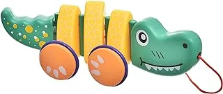 Plastic Little Alligator With Drag Music And Balance Training To Play And Fun For Kids - Multi Color