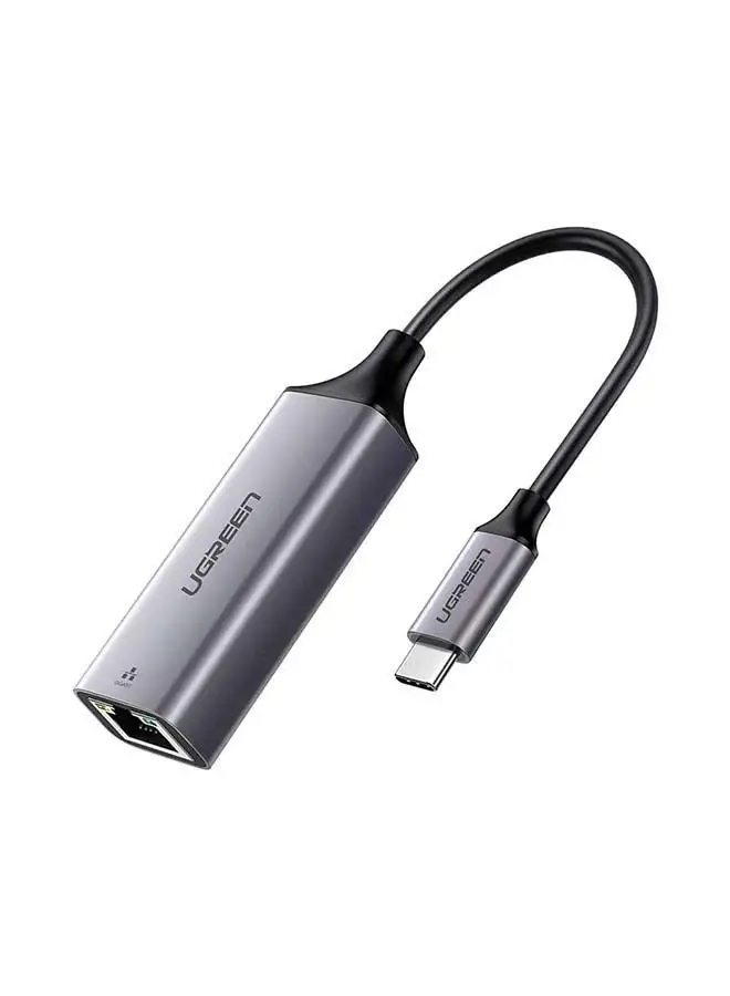 Ugreen محول USB-C إلى Ethernet Gigabit باللون الرمادي