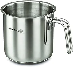 Korkmaz Perla Milkpan 14X14Cm 2.0Lt, Silver, A1649