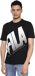 تي شيرت رجالي بشعار جرافيك من Fila