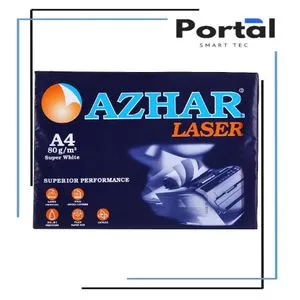 Azhar Laser Copy Paper A4, 80gm, 500 Sheets (white)