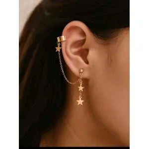 SHEIN 2pcs Star Drop Earrings Shein