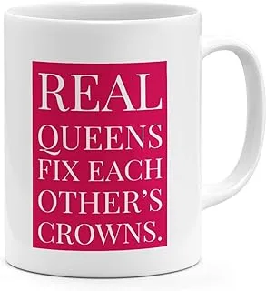 Loud Universe Real Queens Fix Each Others Couch Pink Girly Mug