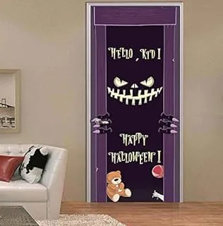 Halloween horrible 3D Wall Door Sticker Decal Art Decor Vinyl Self Adhesive Removable Home Door Decals mm