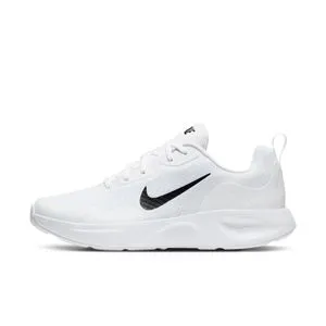 Nike Women Wearallday Laced Shoes  -  White &  Black