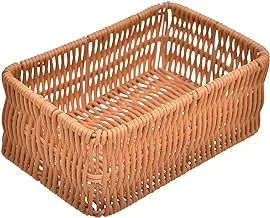 Generic Wicker Rectangle Deep Rectangular Basket Modern Design Practical And Made Of High Quality Material Add More Elegance For Home - Hazel