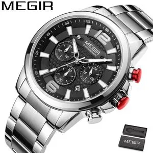 Megir Watch Fashion Sports Men Watches Male MGE2156G