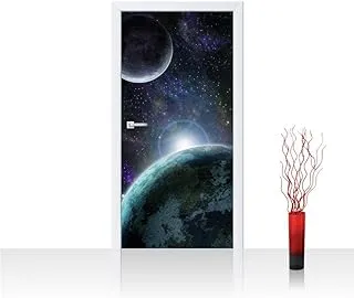 3D Space View Door Sticker Self-adhesive Home Decorative Wall Sticker