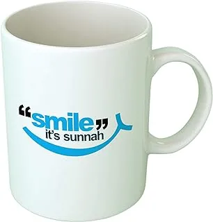 Upteetude Smile Coffee Mug - White