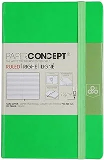 OPP PAPER CONCEPT 14 x 9 cm Hard Cover Executive Notebook - Fluo Colors - Green