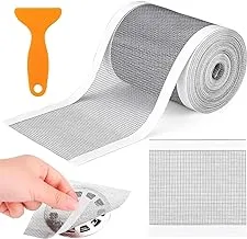 Aowin Self-Adhesive Shower Drain Hair Catcher Mesh Sticker,Cutable Drain Catcher Anti-Clogging Filter Sticker,Shower Drain Adapter Hair Stopper,Drain Cover to Catch Hair for Kitchen Bathroom Floor