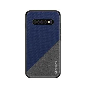 PC + TPU Protective Case For Galaxy S10 Plus(Blue)