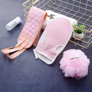 Back Scrubber, Glove And Bath Sponge Set  For Men And Women, Can Deep Clean Your Body