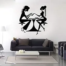 Carved Nail Salon Body Health Clubhouse Window Background Wall Sticker Poster Wall Sticker