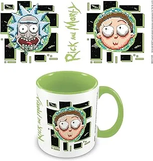 Pyramid International Rick and Morty Mug in Presentation Gift Box (Pixel Breakout Design) 11oz Ceramic Mug - Official Merchandise