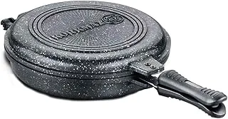 Korkmaz Silicon Duplo Grill Pan - Black