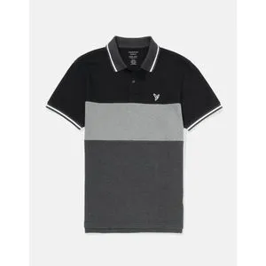 American Eagle Colorblock Pique Polo Shirt