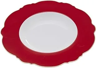 Karaca | Romantic Deep Plate Red