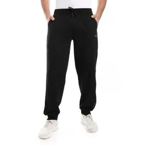 Air Walk Elastic Hem With 2 Pockets Sweatpants - Black