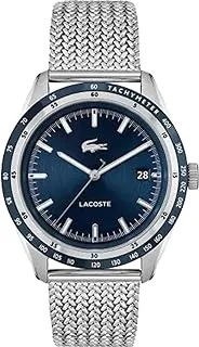 Lacoste Everett Men's Blue Dial, Stainless Steel Watch - 2011294