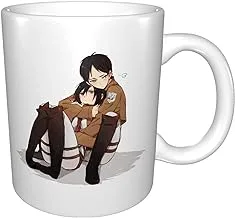 HAIVO Attack (-on-) Titan Coffee Mug Porcelain Large Size Ceramic Restaurant Drinking Cups for Coffee Tea Juice Cocoa